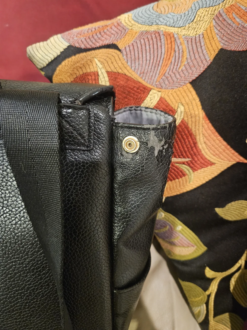 Freshly Picked Vegan Leather Diaper Bag; Small.